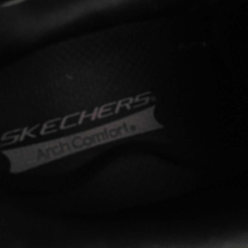 Skechers Men's Arch Comfort Gray and Black Sneakers Sz 10 - Picture 10 of 10